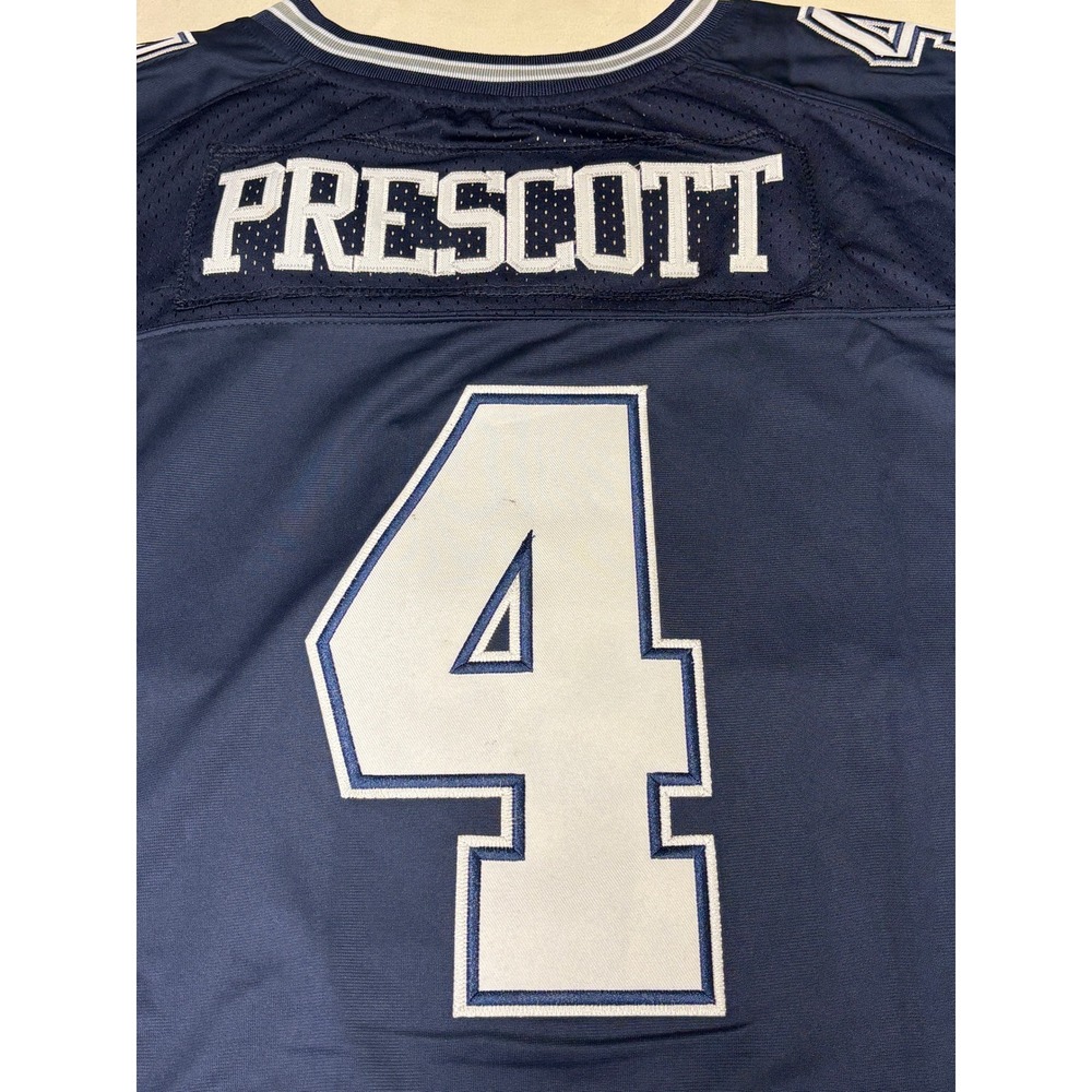NWT Nike Dallas Cowboys Dak Prescott 4 On Field‎ Jersey Mens 52 XL Navy Blue - Picture 9 of 11